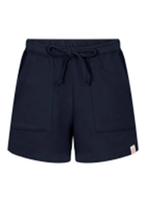 Alakazoo - Shorts Menina com Bolsos em Moletom Azul - ALAKAZOO