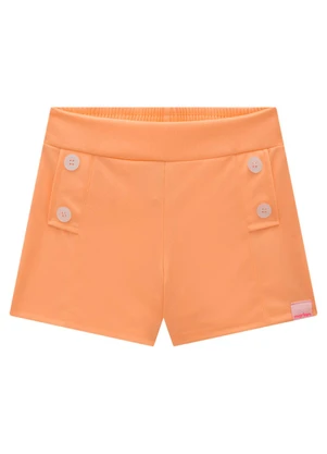 Marlan - Shorts Menina em Newtech Laranja - MARLAN