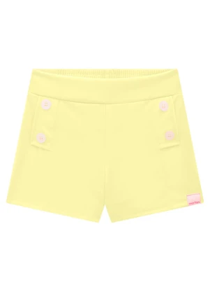 Marlan - Shorts Menina em Newtech Verde - MARLAN