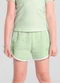 Brandili - Shorts Menina Moletinho Cinza - variação: Verde