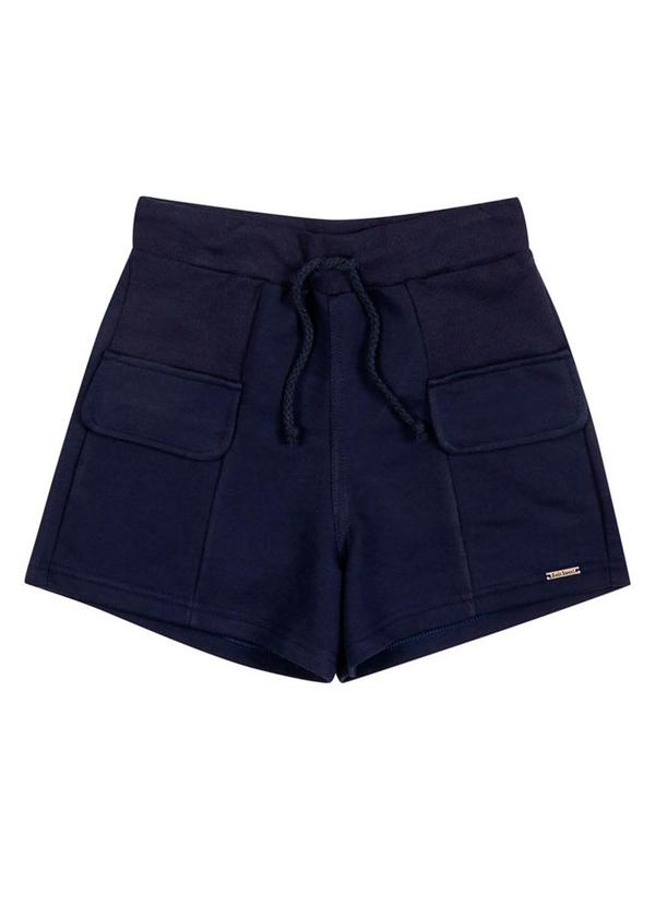 Soft Bonni - Shorts Moletinho Azul