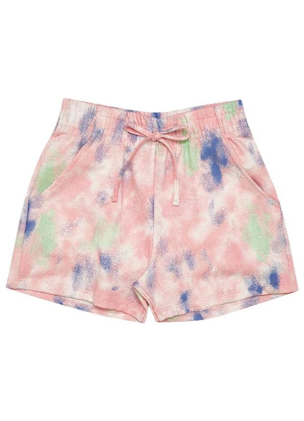 Pulla Bulla - Shorts Moletinho Menina Rosa