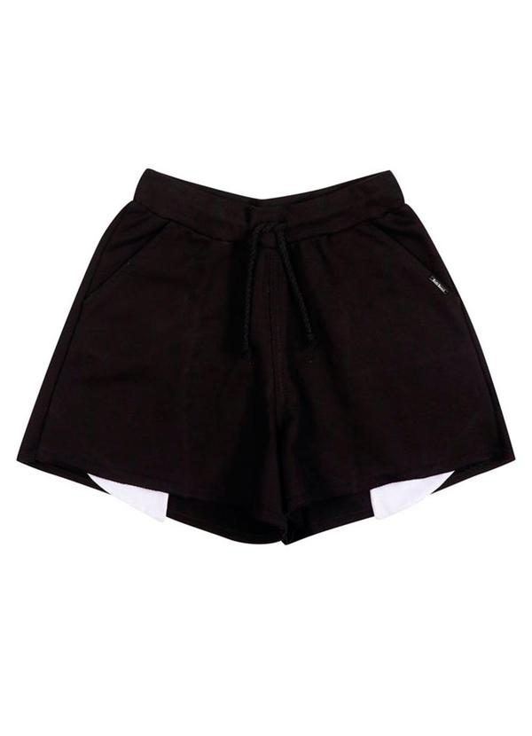 Soft Bonni - Shorts Moletinho Preto