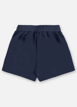 Up Baby - Shorts Moletom Infantil Finino Azul - UP BABY