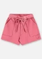Up Baby - Shorts Moletom Infantil Vermelho - variação: Rosa