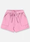 Up Baby - Shorts Moletom Infantil Vermelho - variação: Rosa