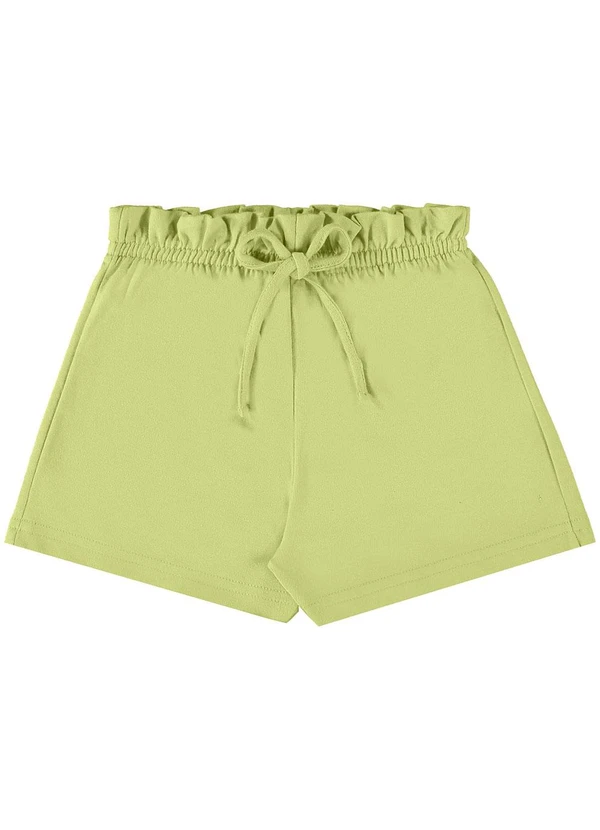 Bee Loop - Shorts para Menina em Moletom Verde 2