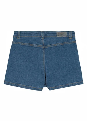 Malwee Kids - Shorts Saia Evasê Jeans Azul - MALWEE KIDS