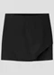 Based. - Shorts Saia Juvenil em Viscose Twill Preto - variação: Preto