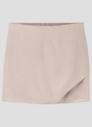 Based. - Shorts Saia Juvenil em Viscose Twill Rosa - BASED.