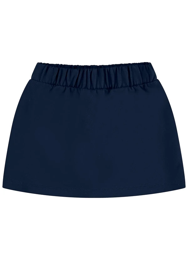 Rovi Kids - Shorts Saia Moletom Azul