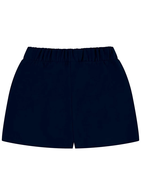 Rovi Kids - Shorts Saia Moletom Azul 2