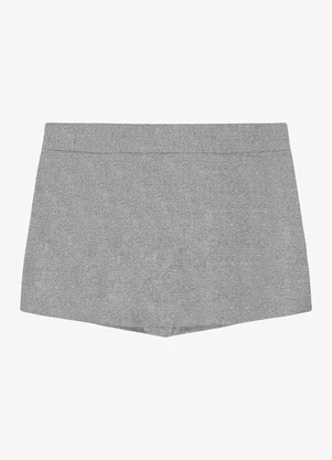 Rovi Kids - Shorts Saia Moletom Cinza - ROVI KIDS