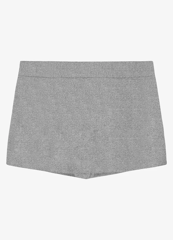 Rovi Kids - Shorts Saia Moletom Cinza
