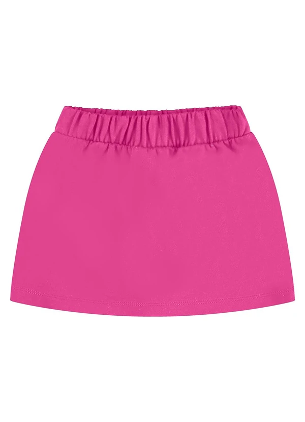 Rovi Kids - Shorts Saia Moletom Rosa