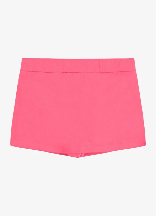 Rovi Kids - Shorts Saia Moletom Rosa