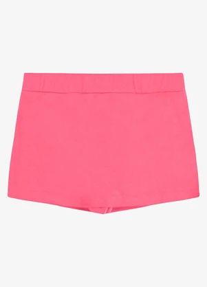 Rovi Kids - Shorts Saia Moletom Rosa - ROVI KIDS