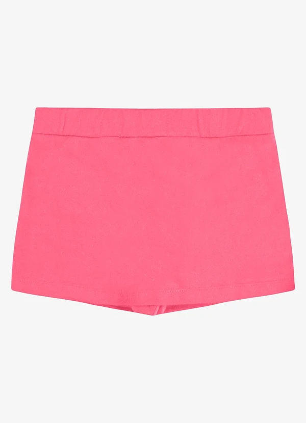 Rovi Kids - Shorts Saia Moletom Rosa