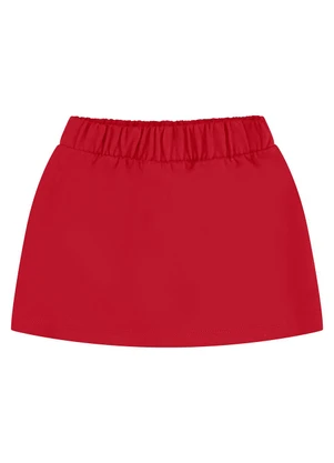 Rovi Kids - Shorts Saia Moletom Vermelho - ROVI KIDS