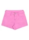 Alakazoo - Shorts Sarja Infantil com Cintura Ajustável Rosa - variação: Rosa
