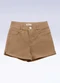 Fakini Kids - Shorts Sarja Bordo - variação: Marrom