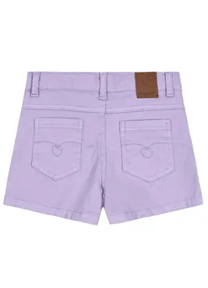 Brandili - Shorts Sarja Menina Lilás - BRANDILI