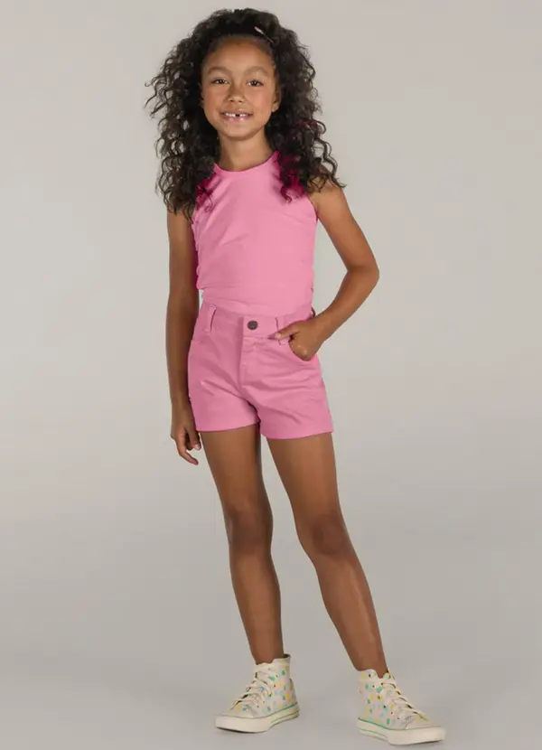 Brandili - Shorts Sarja Menina Rosa 2