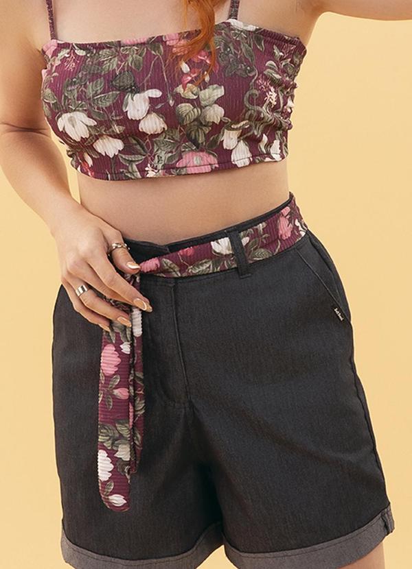 Soft Bonni - Shorts Sarja Preto