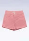 Fakini Kids - Shorts Sarja Bordo - variação: Rosa