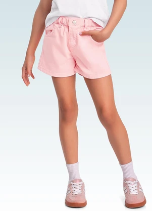 Fakini Kids - Shorts Sarja Rosa - FAKINI KIDS