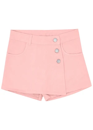 Pulla Bulla - Shorts Sarjas Menina Rosa - PULLA BULLA