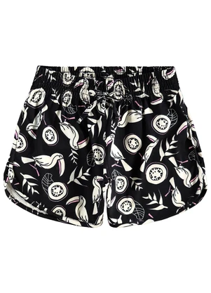 Malwee Kids - Shorts Tucanos em Malha Preto - MALWEE KIDS