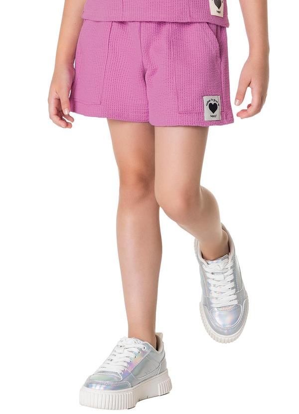 Malwee Kids - Shorts Violeta Clochard em Anarruga Menina