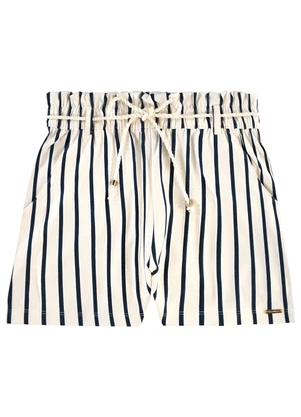 Pulla Bulla - Shorts Viscose Fio Tinto Bege - PULLA BULLA