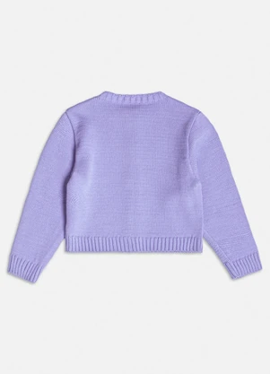 Momi - Casaco de Tricot Básico Lilás Lilás - MOMI