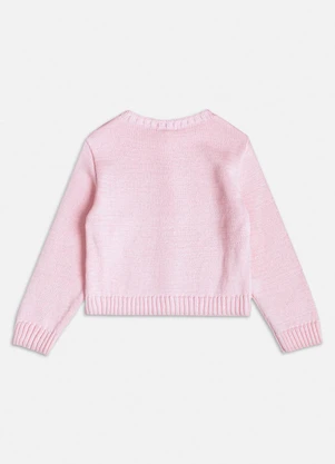 Momi - Casaco de Tricot Básico Rosa Rosa - MOMI