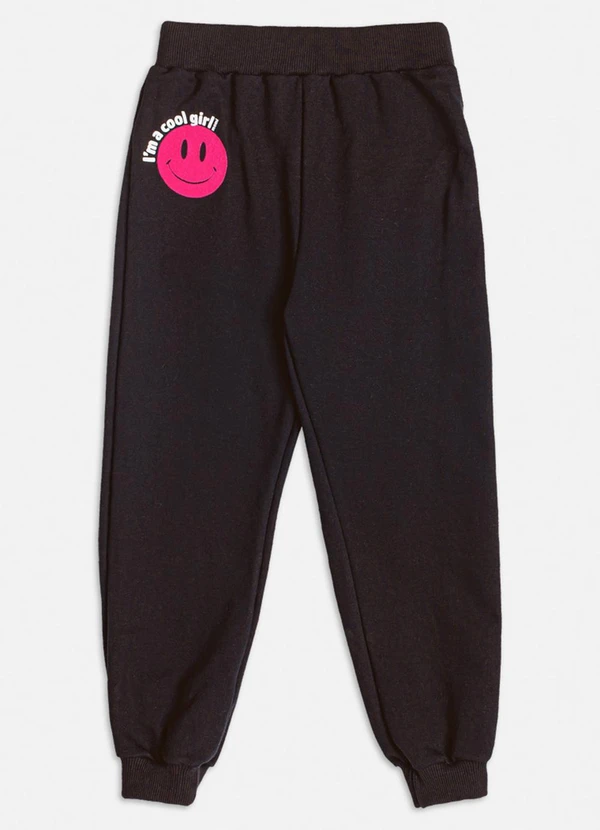 Momi - Conjunto de Moletom Smile Momi Mini Preto 4