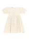 Trick Nick - Vestido em Laise Corações e Viscose Khy Bege - variação: Bege