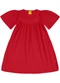 Rovi Kids - Vestido em Meia Malha Preto - variação: Vermelho