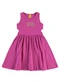 Rovi Kids - Vestido em Ribana 2x1 Preto - variação: Rosa