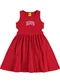 Rovi Kids - Vestido em Ribana 2x1 Vermelho - variação: Vermelho