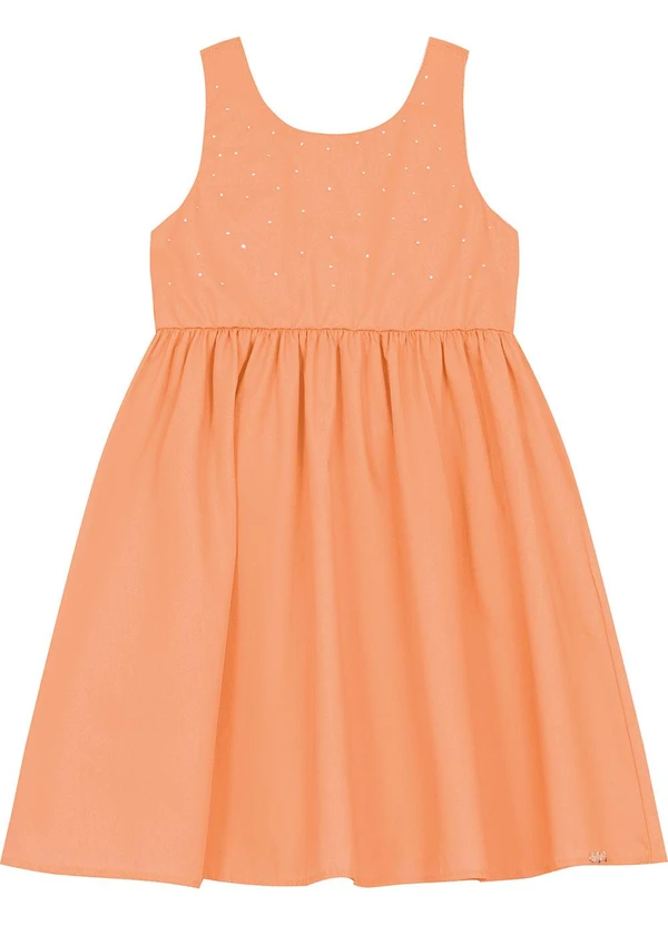 Trick Nick - Vestido Feminino em Tricoline Laranja