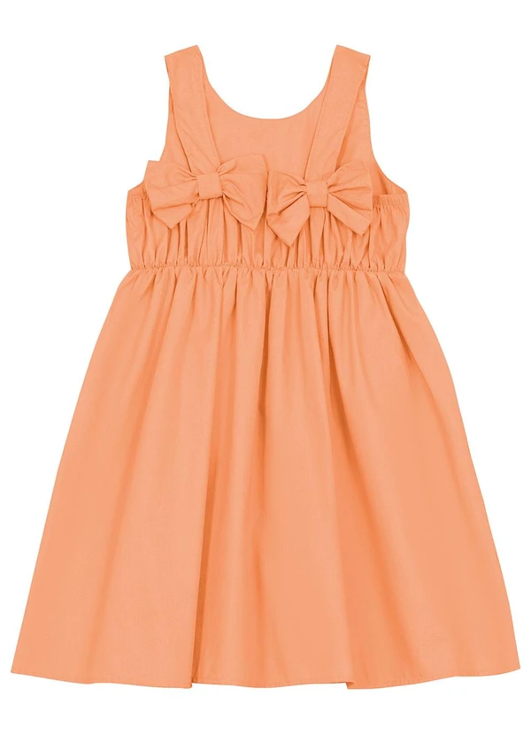 Trick Nick - Vestido Feminino em Tricoline Laranja 2