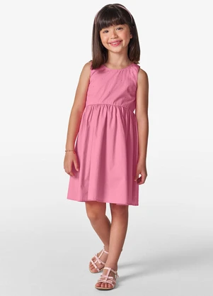 Trick Nick - Vestido Feminino em Tricoline Rosa - TRICK NICK