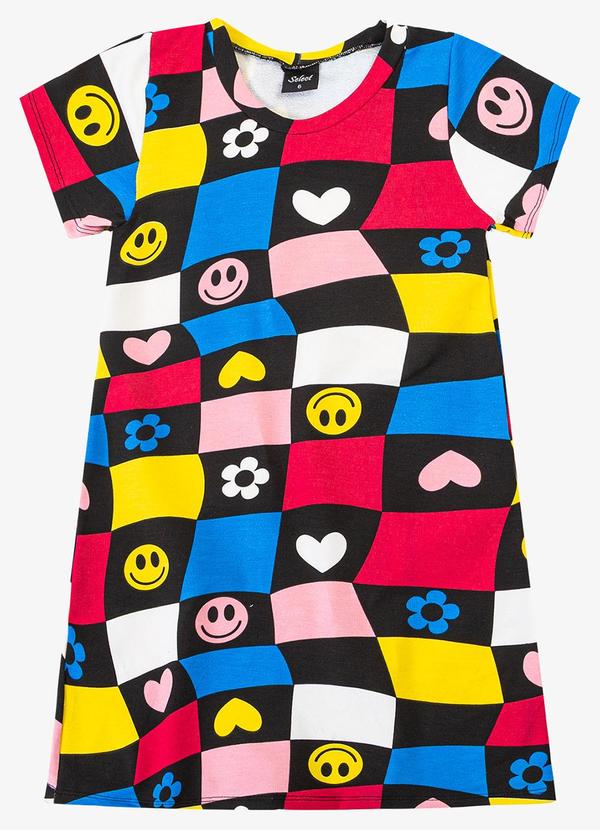 Select - Vestido Feminino Infantil Amarelo 3