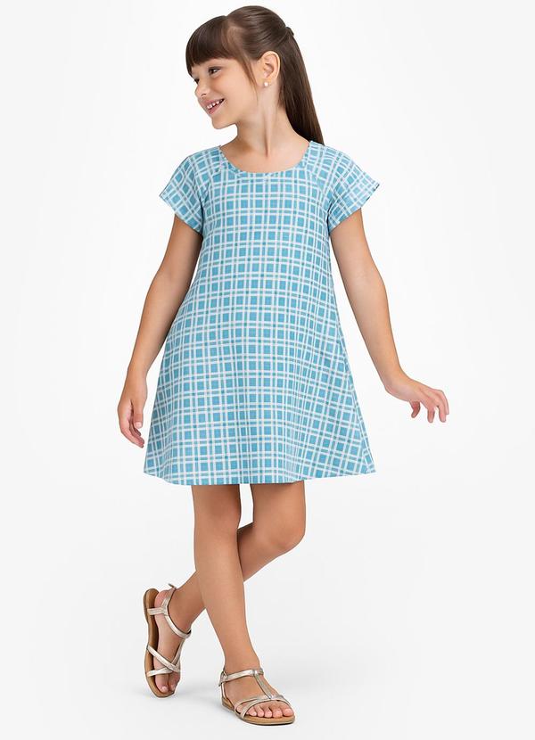 Select - Vestido Feminino Infantil Azul
