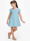 Select - Vestido Feminino Infantil Bege - variação: Azul