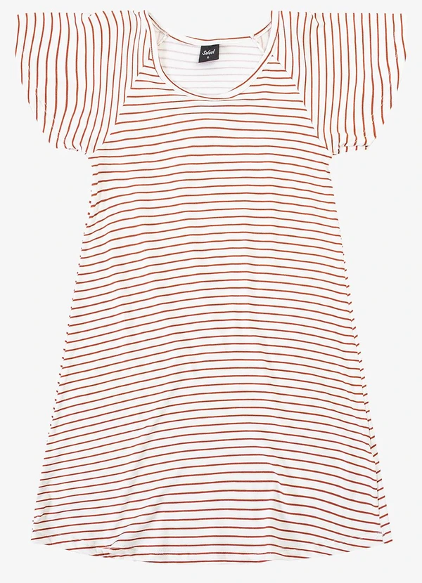 Select - Vestido Feminino Infantil Laranja 3