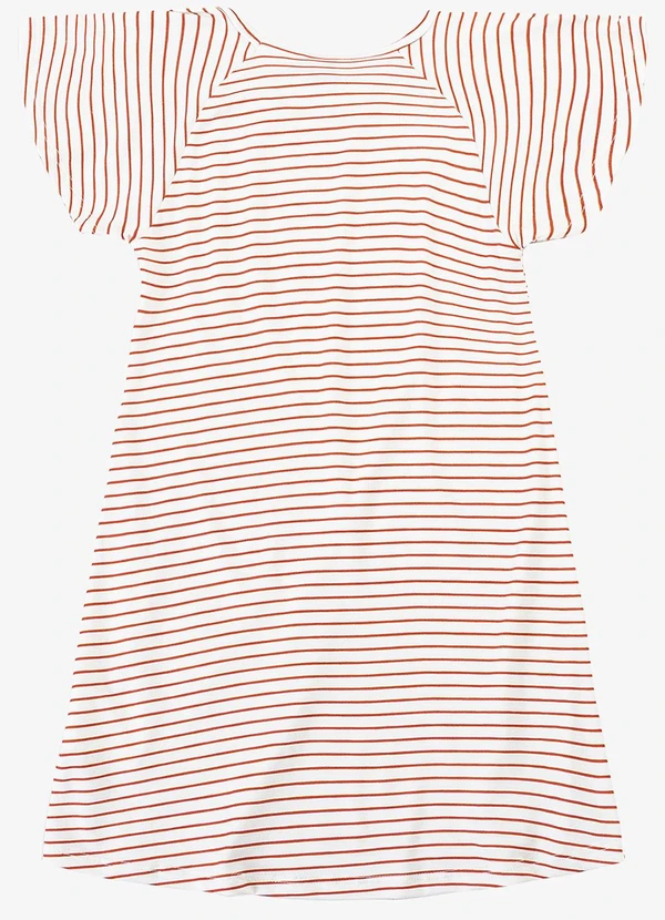 Select - Vestido Feminino Infantil Laranja 4