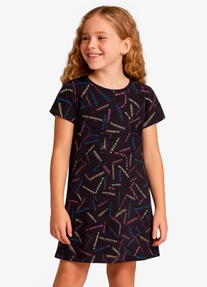Select - Vestido Feminino Infantil Preto - SELECT